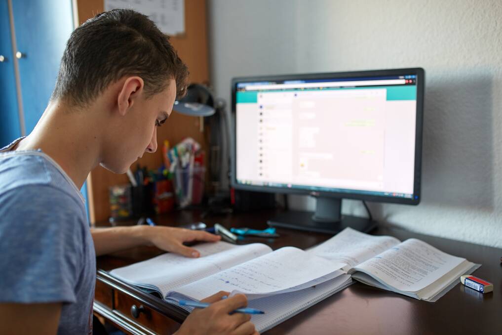 Families are being encouraged to check if they can receive free internet service under the Australian Government's School Student Broadband Initiative. File picture