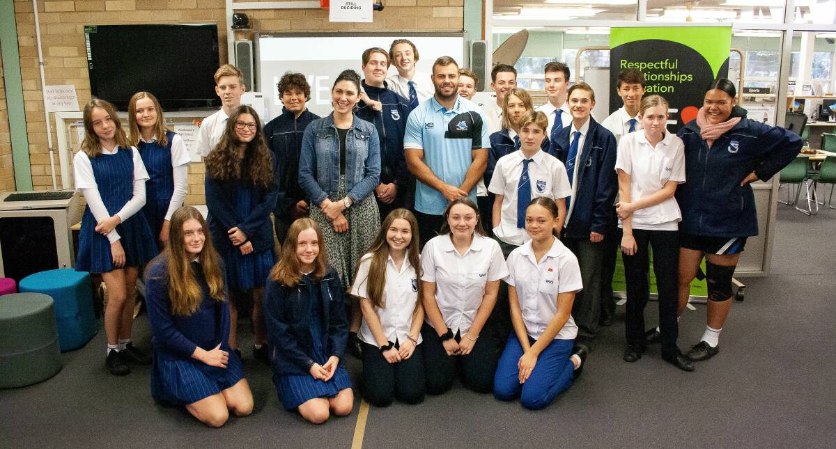 Dispelling myths: Woolooware High School students participates in LoveBites, a program that aims to teach young people about respectful relationships. Picture: Hannah Lourenco Photography.