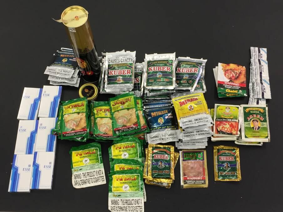 Bust: A Penshurst business copped a significant fine for selling chewing tobacco and cigarettes without the required health warnings.