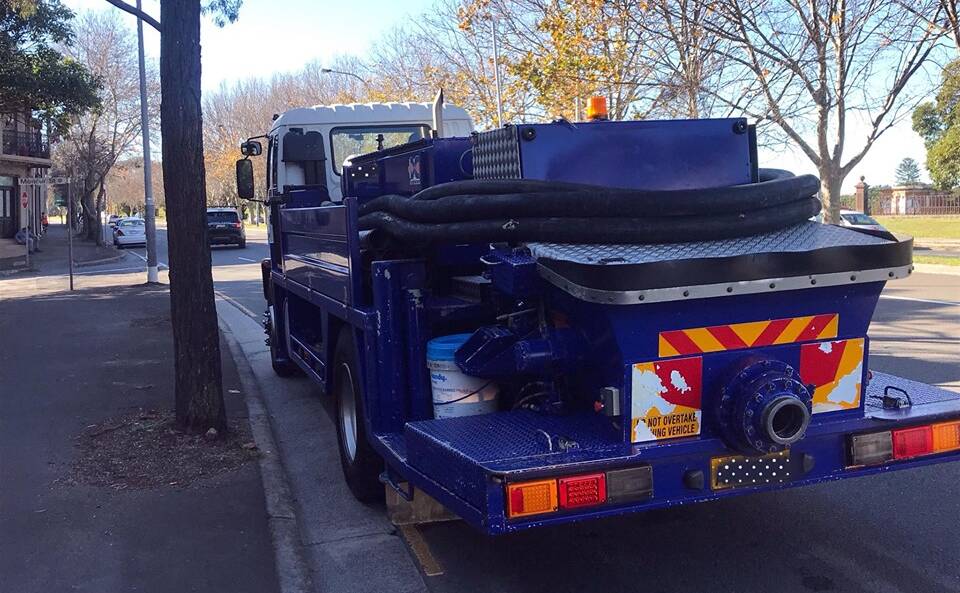 A Bexley driver of this truck was allegedly caught driving under the influence of drugs and without a valid licence. Picture: Traffic and Highway Patrol Command - NSW Police