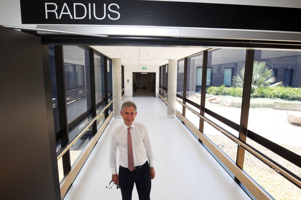Rapid approach: Associate Professor Peter Gonski says Sutherland Hospital's new unit will reduce emergency department admissions. Picture: Chris Lane