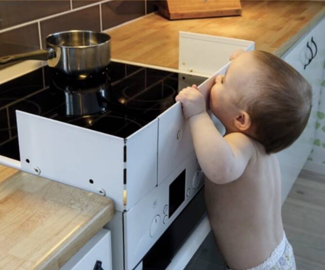 Hazard: The kitchen is the number one hotspot for where a child is burned.