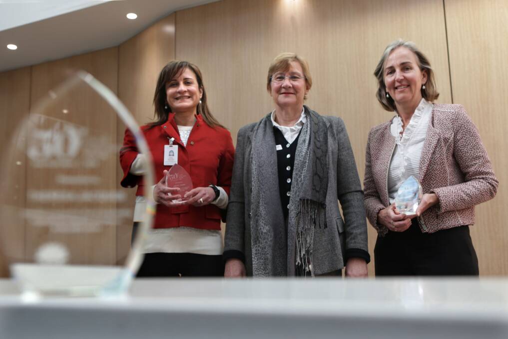 Top jobs: Medicine clinical stream director Amany Zekry, intensive care unit director Theresa Jacques, and head of oncology Jodi Lynch. Picture: John Veage
