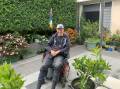 BUPA Sutherland resident Lenny Andrews had nine strokes, but created a garden at the home for residents to enjoy. Picture supplied