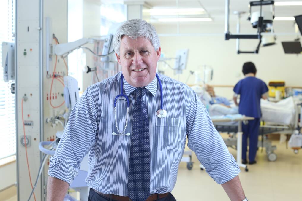 Brain focus: St George Hospital Professor John Myburgh is leading a research program that studies patients with acute brain injuries.