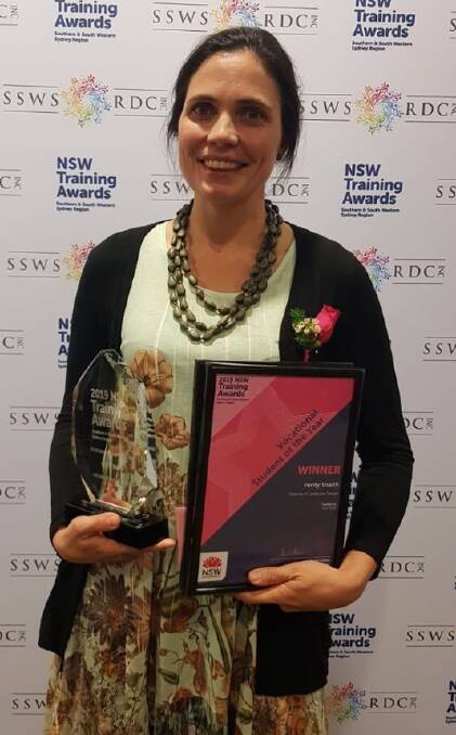 Mission abroad: Engadine's Verity Snaith wins vocational student of the year award.
