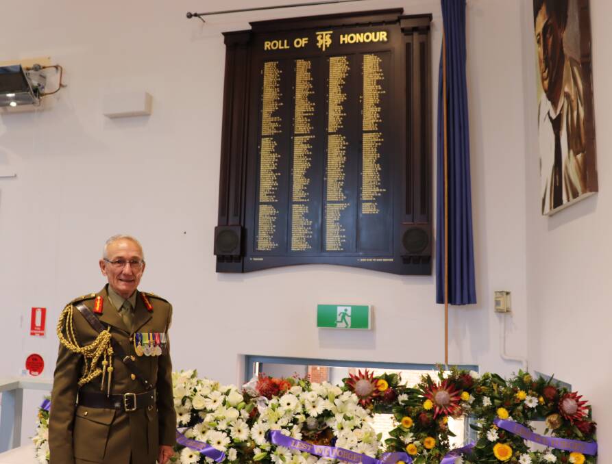 RSL Sub-Branch members attend the school's ceremony.