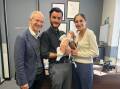 They were all students of the same school in different years, but their worlds collided again when Associate Professor Emmanuel Karantanis delivered Delphi, the daughter of Florim Binakaj and Elizabeth Drakopoulos. Picture supplied