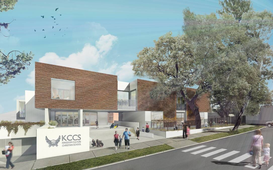 Project: The new school building is designed to reflect an "entrepreneurial" feel.