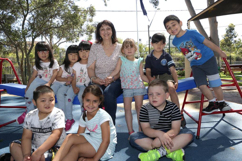 A loveable career: Narwee Preschool Kindergarten director Silvia Hardy is retiring after 24 years of leading the centre. Picture: John Veage