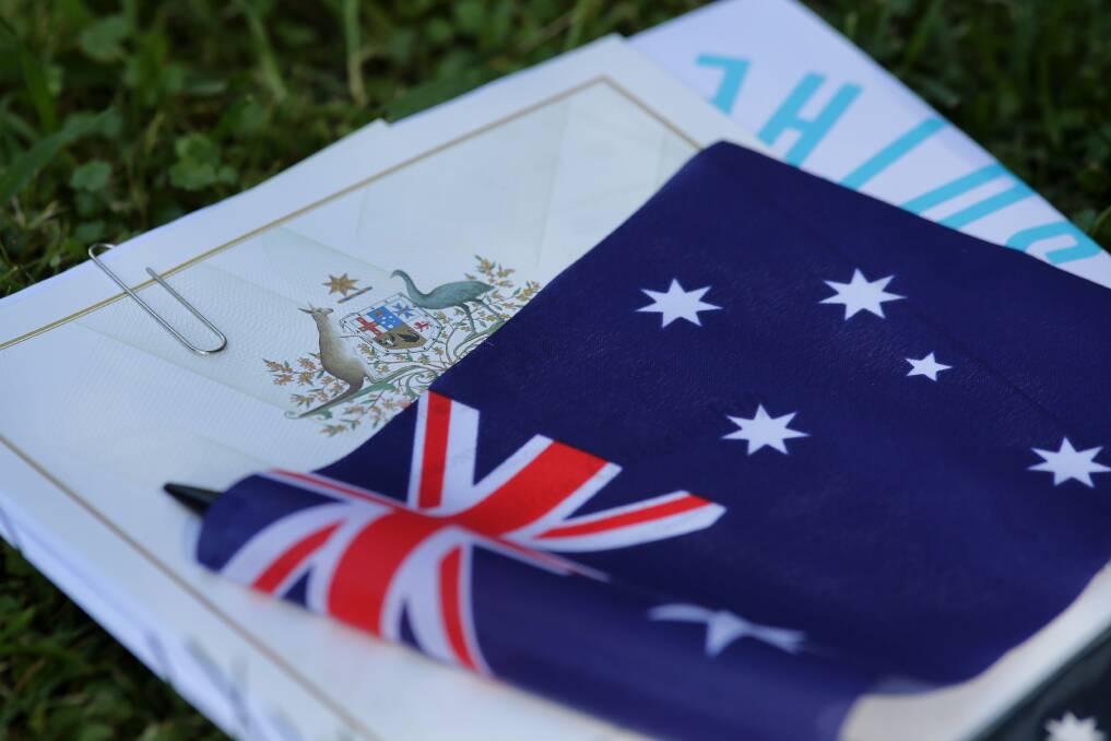 A national identity: A citizenship ceremony will be held in Sutherland Shire on January 26. Picture: John Veage