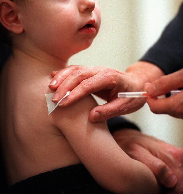 Protected: Children up to five years of age can get free flu shots. Picture: Wayne Taylor