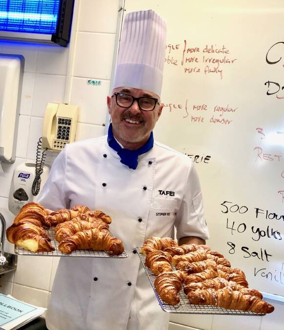 Passion for pastries: Stephen Peel teaches at Loftus TAFE, where he trains a growing number of upcoming chefs.