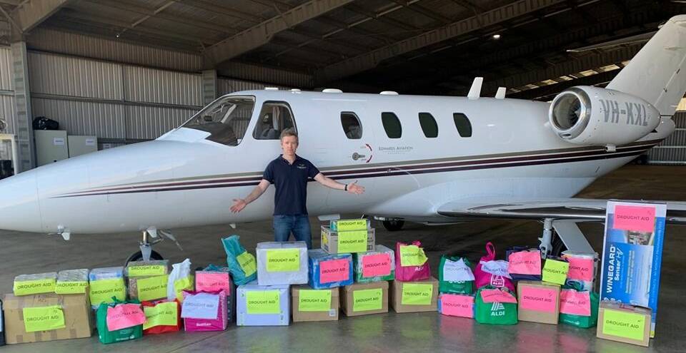 Donations soar: Skymed Aeromedical has donated the use of its patient transport plane to the campaign. 