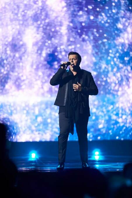 Impressive: Mark Vincent performs at Eurovision Australia Decides 2019. 