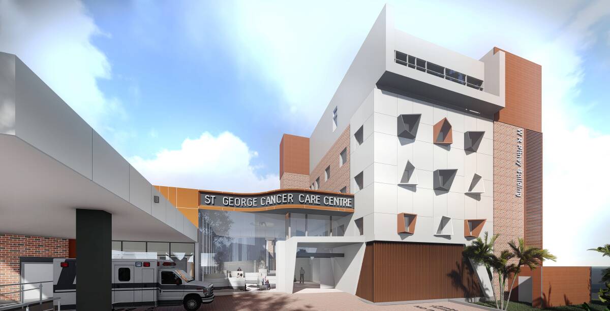An artist's impression of St George Hospital's Cancer Care Centre, which is undergoing a revamp.