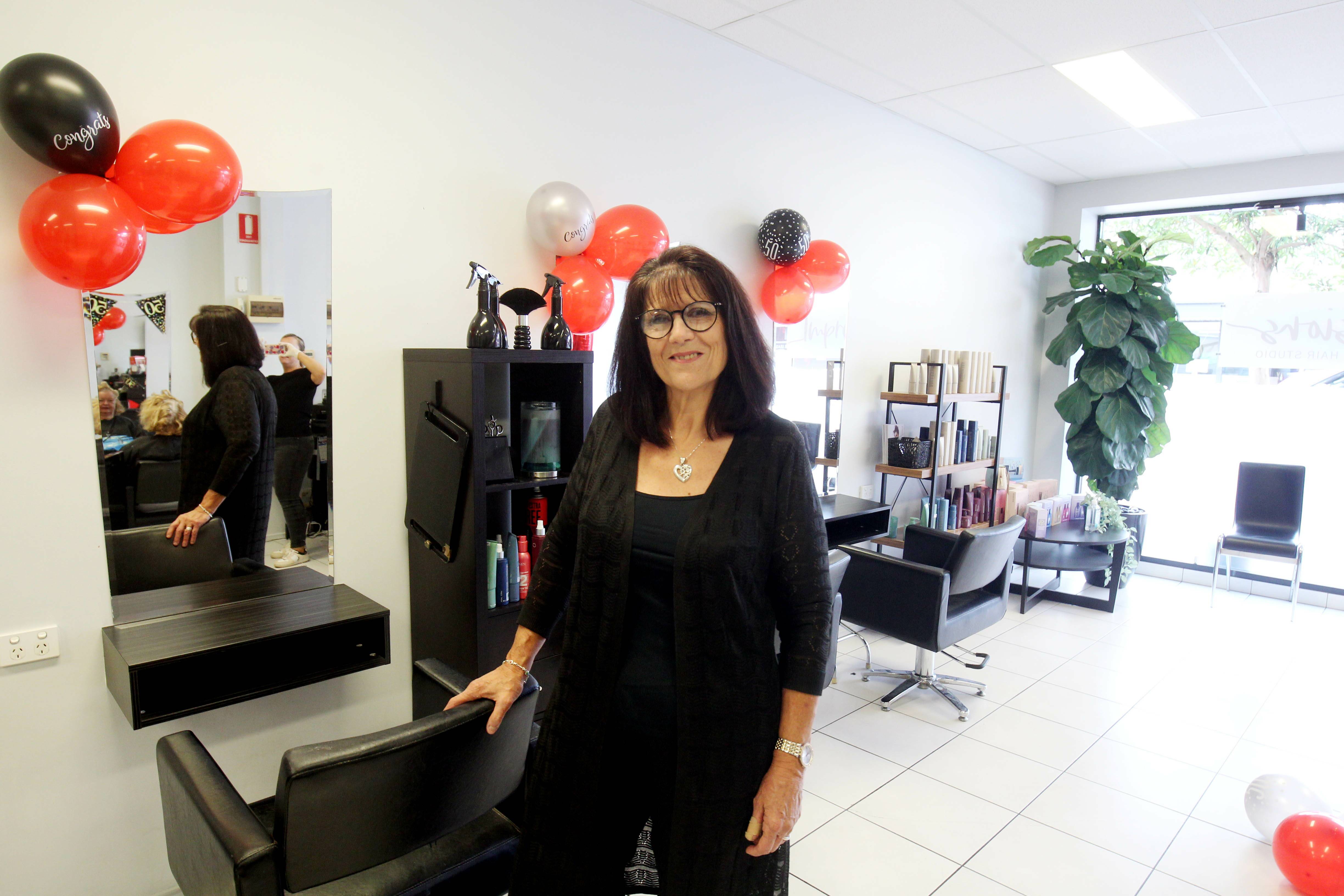 Mirella Viola cuts into her 50th year at Impressions Hair Studio Engadine |  St George & Sutherland Shire Leader | St George, NSW