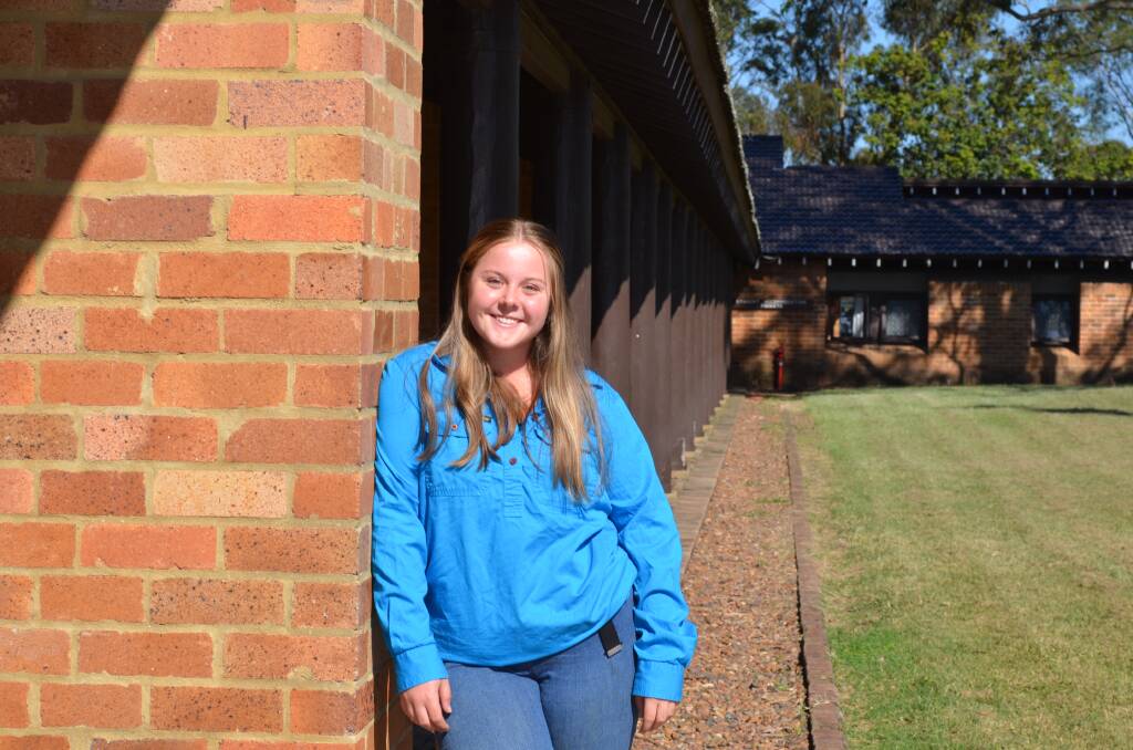 Life on the land: Engadine's Anabella Fairbairn has received a scholarship to encourage growth in rural education. 