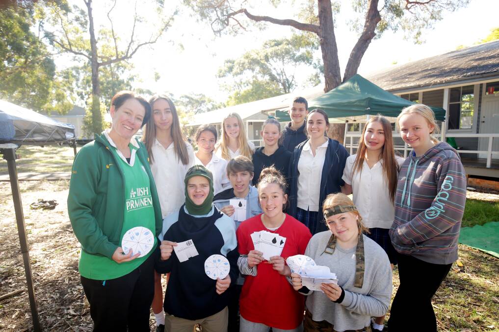 Celebrating cultural contributions: The Jannali High School marks World Refugee Day. Picture: Chris Lane
