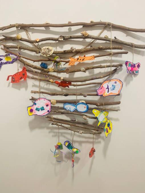 Child's play: Some of the artworks included in the exhibition. Pictures: Supplied