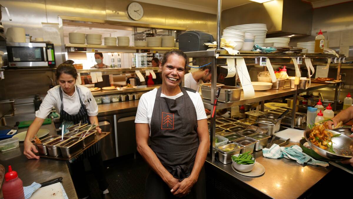 Chef's hat: Rachel Cunningham has a new role as an apprentice chef at The Pines, Cronulla 