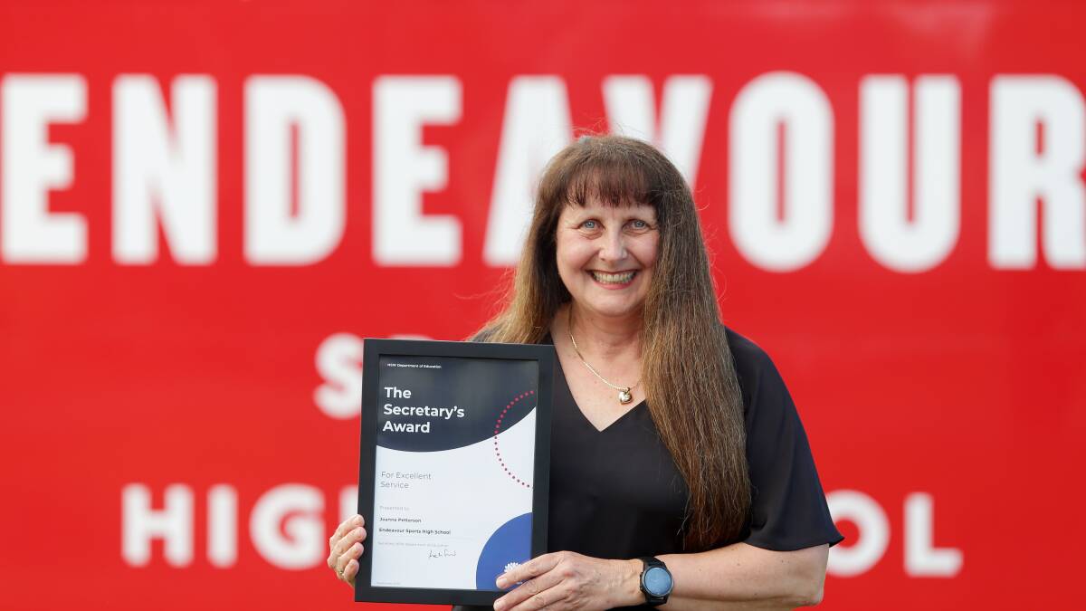High standard: The school's business manager Joanne Petterson was also honoured. Picture: Chris Lane 