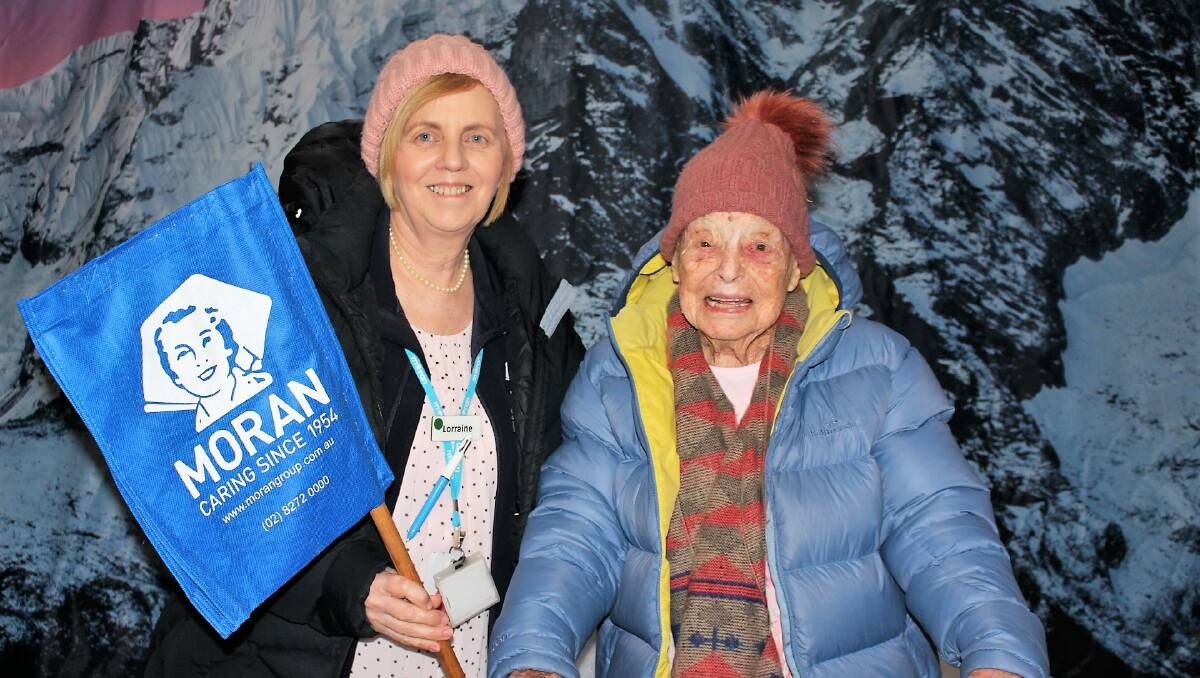 Best foot forward: Moran Sylvania aged care residents pushed themselves to the limit during the Reach the Summit challenge. Pictures: Supplied 