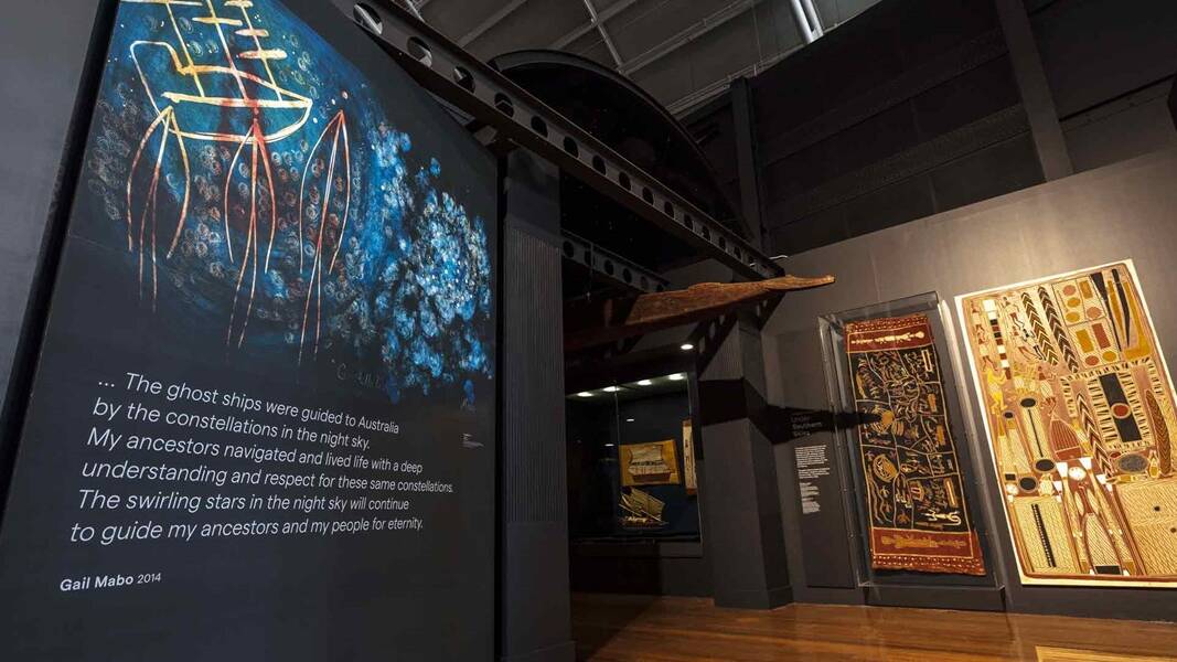 Water world: The Under Southern Skies exhibition showcases navigation in our region. Picture: Australian National Maritime Museum