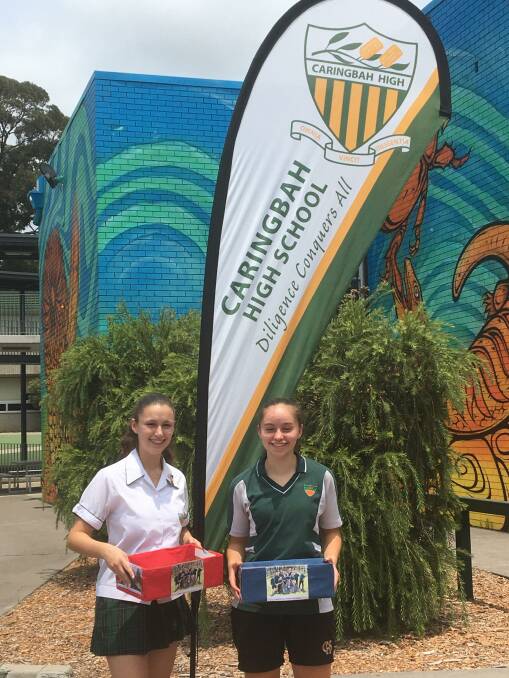 Friend indeed: Caringbah High School students raised $3000 for school communities affected by the NSW bushfires. Picture: Supplied