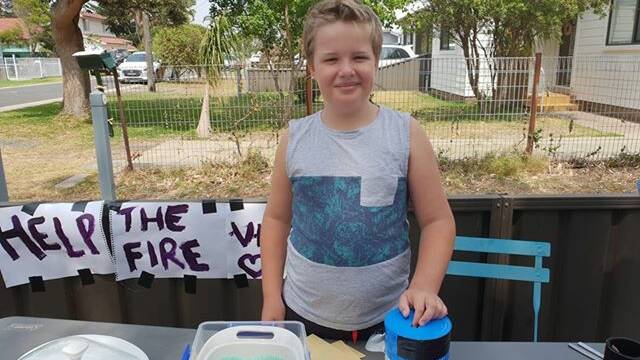 Big heart: Sunny Cavanagh raised $1500 for various bushfire appeals. Picture: Supplied
