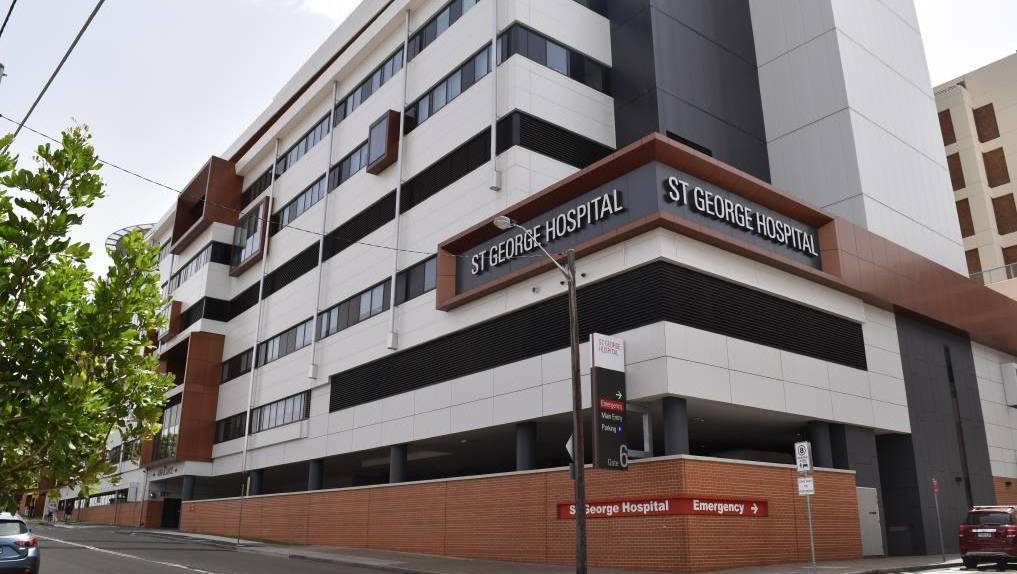 Case surge: St George Hospital has seen an influ of COVID patients in recent weeks. 