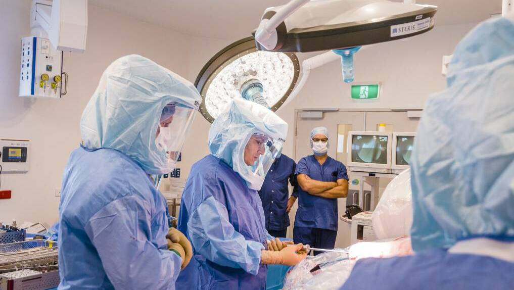 Health merger: Hurstville Private Hospital's theatres will soon be taken over to treat public hospital patients and those with coronavirus. 