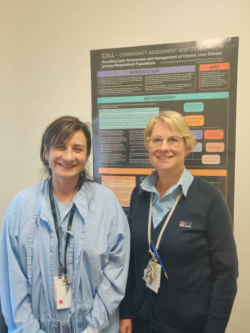Liver lovers: Associate Professor Amany Zekry and clinical nurse consultant Lisa Dowdell. Picture: Supplied 