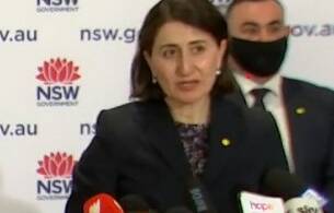 Roadmap to freedom: NSW Premier Gladys Berejiklian announced the plans for reopening at today's NSW COVID-19 press conference.