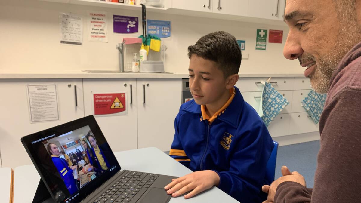 Virtual classroom: Carlton Public School enjoyed a virtual open day on Thursday to mark Education Week. Pictures: Supplied 