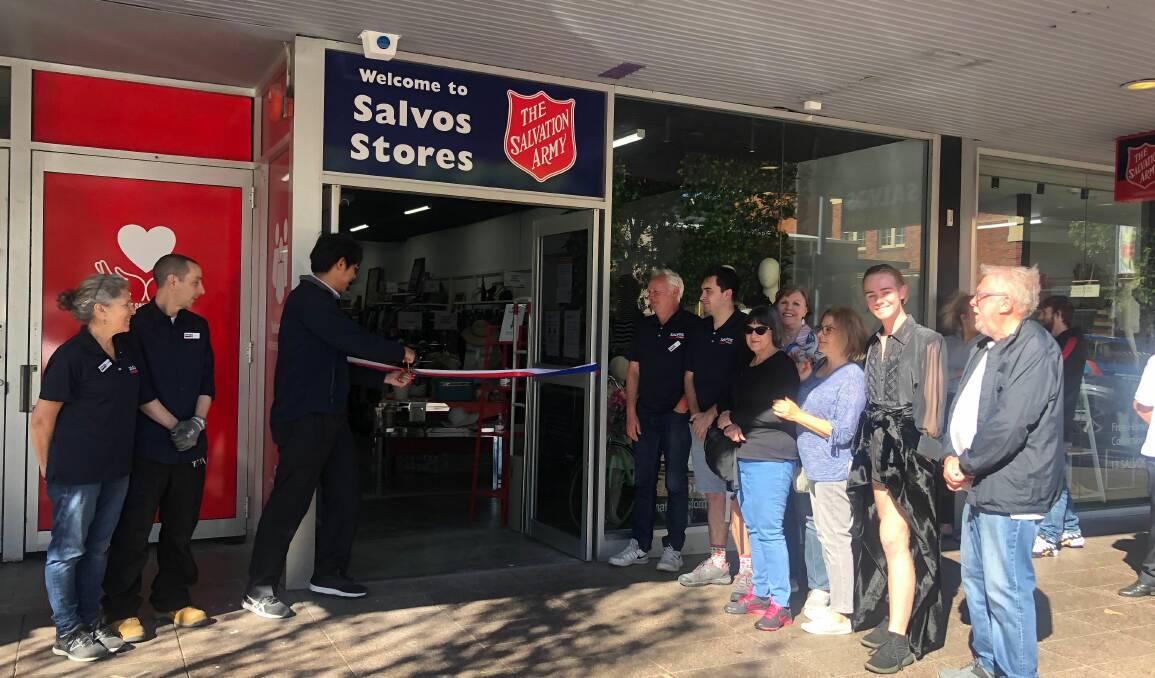 Lending a hand: The Salvos Stores shop at Sutherland has moved to new premises. Pictures: Supplied