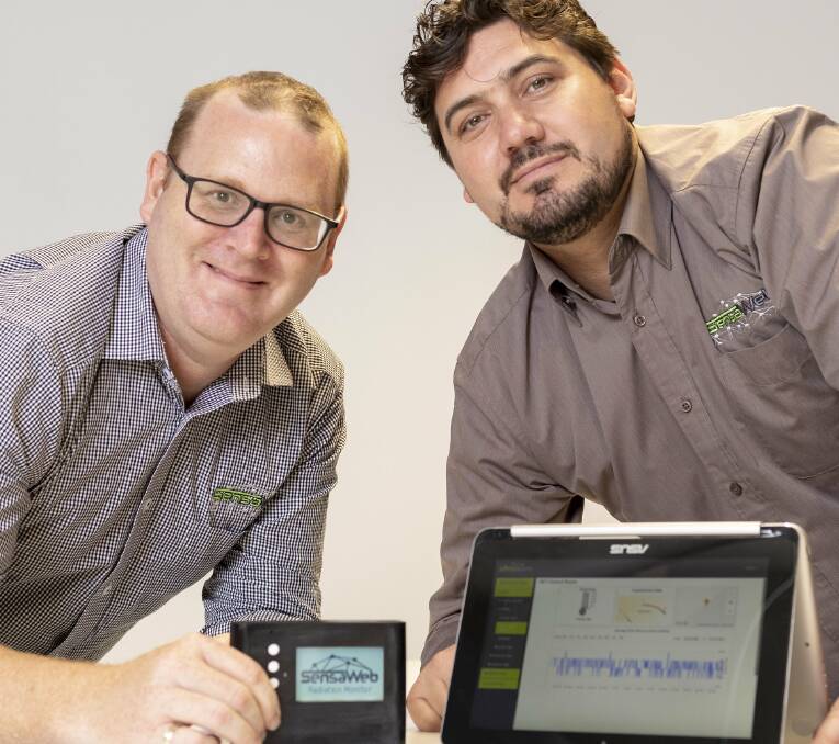 New opportunities: SensaWeb's Simon Turner and Darren Oliver. Picture: Supplied 