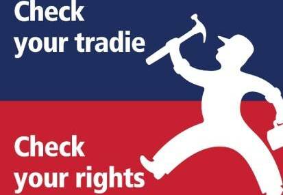 Do your homework: NSW Fair Trading offers a tool so you can check a contractor is licensed. Picture: Facebook/NSW Fair Trading 