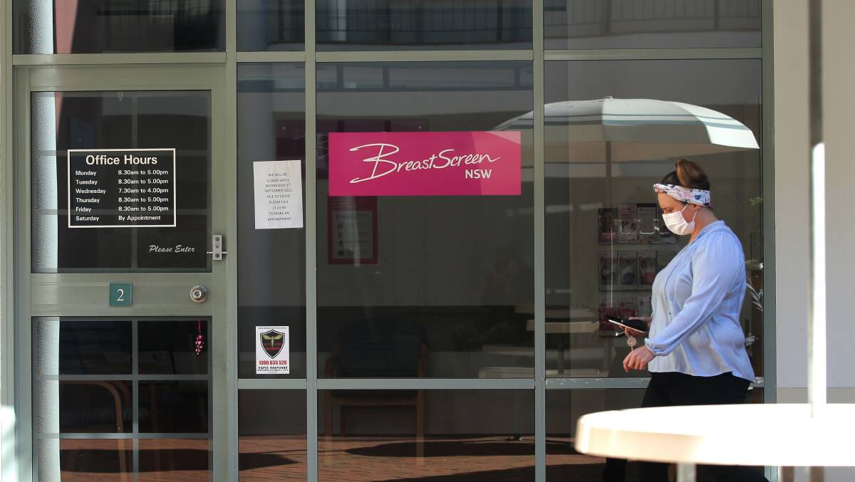 Still closed: BreastScreen NSW services across Sydney were suspended in June. Picture: John Veage 