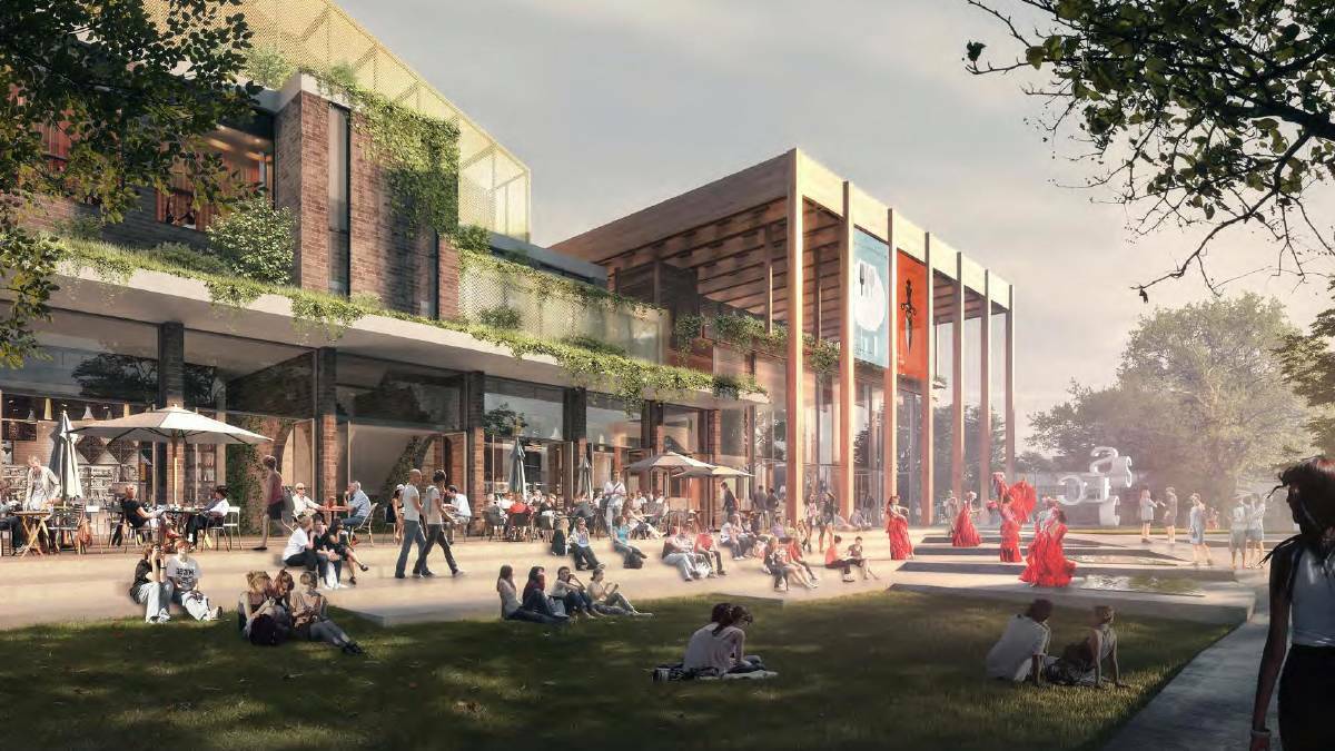 Fast-tracked: An artist's impression of how the redeveloped Sutherland Entertainment Centre will look. Picture: Supplied 