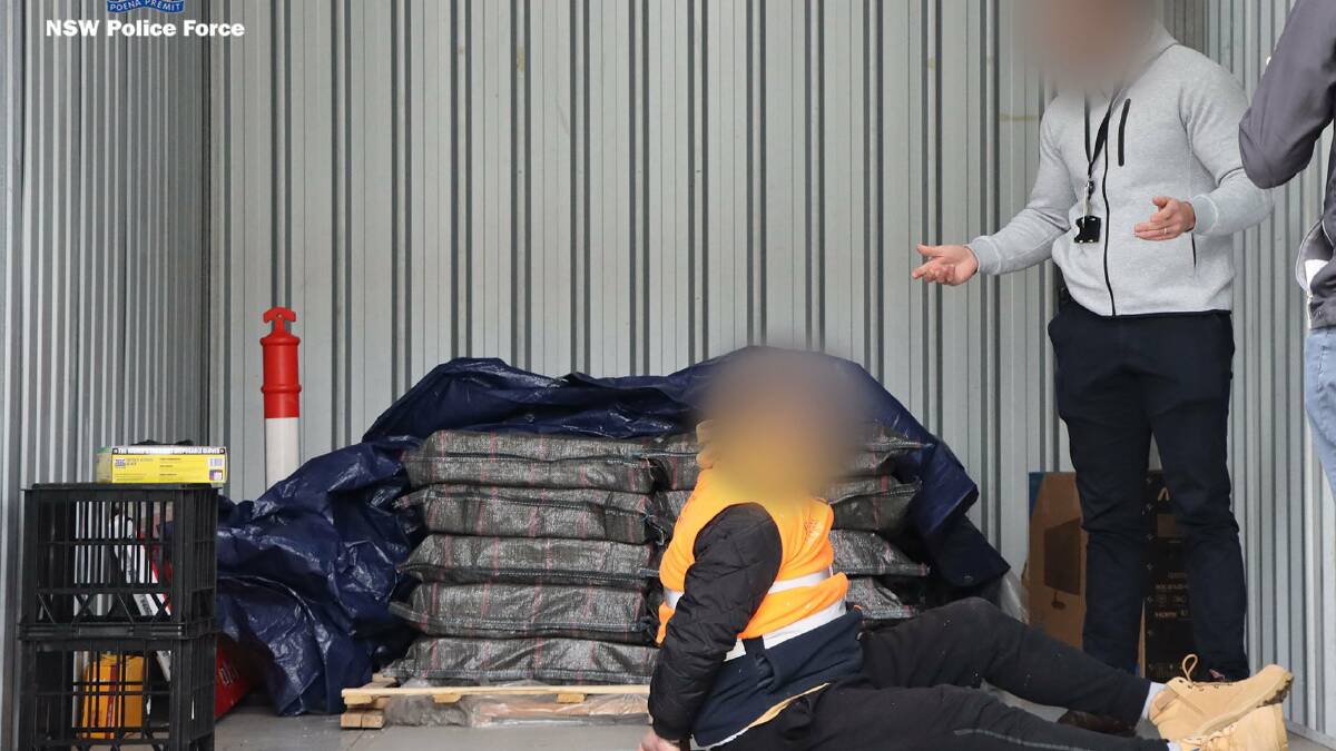 Major operation: NSW Police led an international investigation into the large-scale supply of prohibited drugs. Pictures: Facebook/NSW Police Force