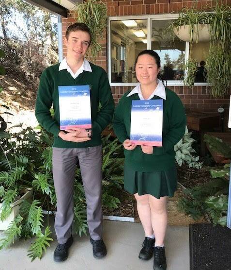 World knowledge: Brendan Tate and Elita So will travel to Kangaroo Island this month for the Geography Big Week Out. 