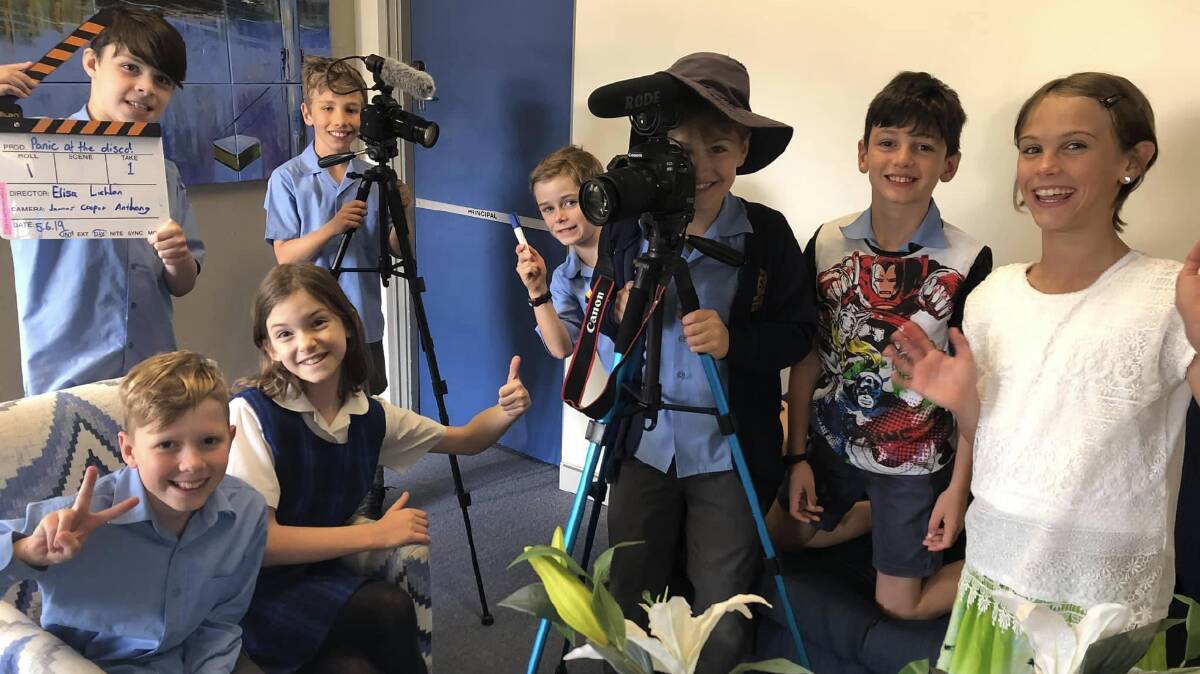 Lights, camera, action: Oyster Bay Public School has made the final cut of a short film festival. Picture: Supplied