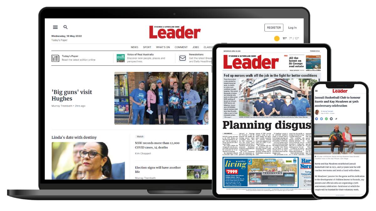 The Leader has a new look and feel for our online readers