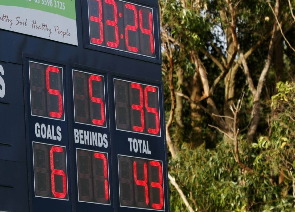 Checking the figures: Georges River Council is looking at the cost of installing electronic scoreboards at various sporting facilities.
