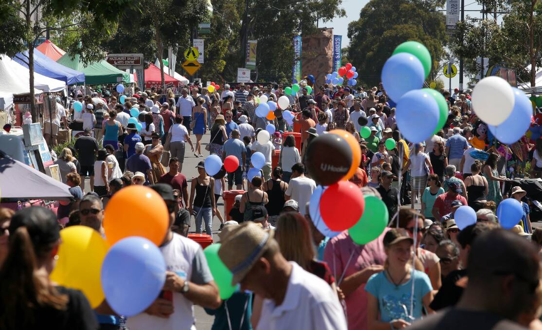 Time for fun: Every year, the Gymea Village Fair attracts more than 50,000 visitors to the "heart of the shire". Picture: John Veage