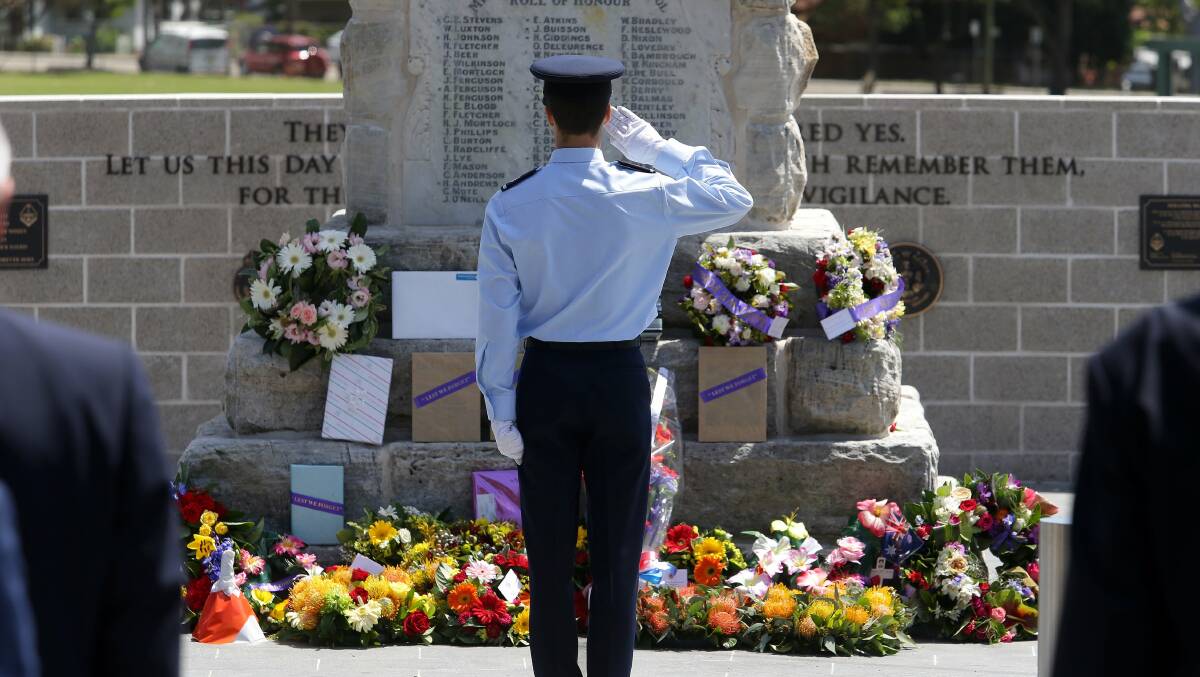 Remembrance: The Miranda RSL Sub-branch will hold a special Remembrance 
Day service at the Memorial in Seymour Shaw Park this Sunday to mark the 100th anniversary of the end of World War I. Picture: John Veage