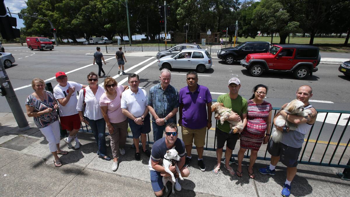 Campaign: Wolli Creek residents are pushing for a overpass over the Princes Highway after a fatal accident last week. Picture: John Veage