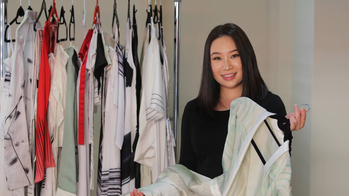 In the spotlight: Ashleigh Kwong will showcase her designs at Mercedes-Benz Fashion Week. Picture: John Veage