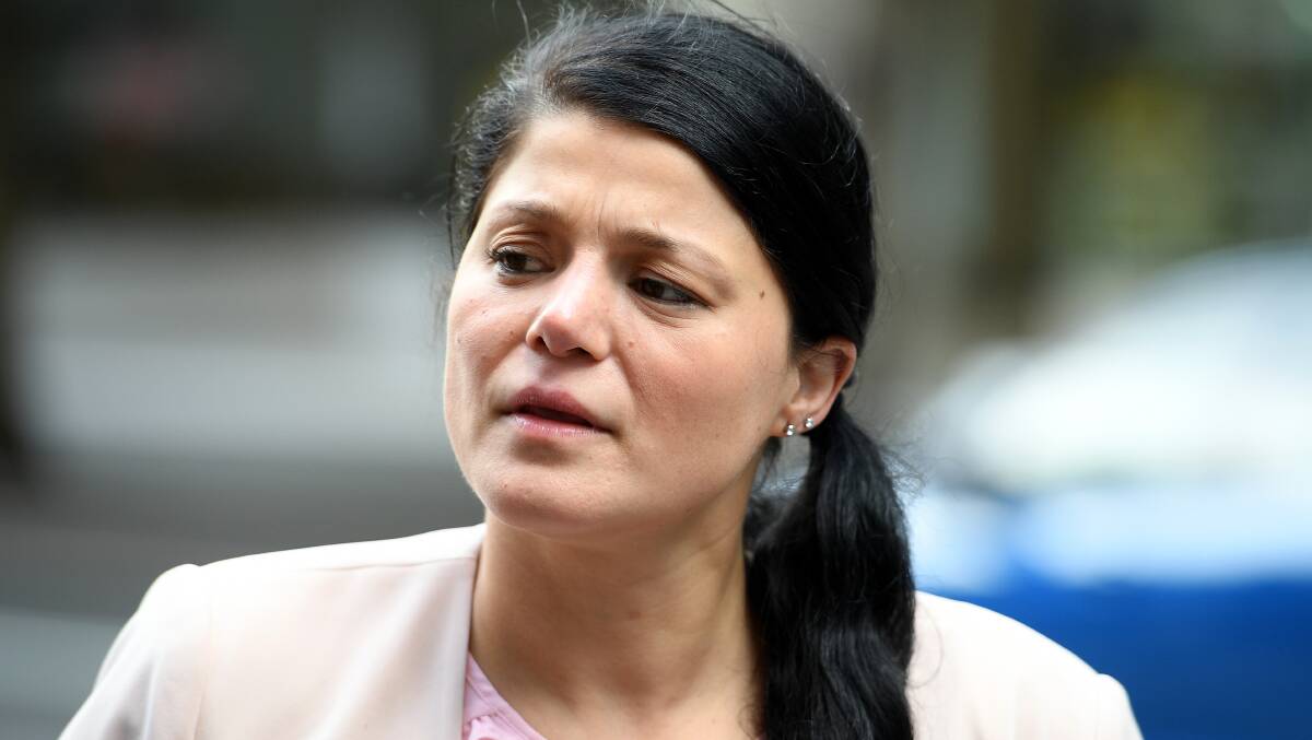 Guilty: Katherine Abdallah leaves the NSW Supreme Court last month. Picture: AAP /Dan Himbrechts